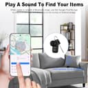 Air Tags-Android Smart Tag, Bluetooth Tracker, Compatible with Google's ‘Find My Device’ App (Android Only) for Keys, Luggage, Backpacks, Purses, and Other Items (Black, 4 Pack) - 2