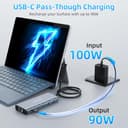 New Microsoft Surface Dock 2, 10-in-1 Surface Docking Station with 4k@60Hz HDMI,Ethernet,SD/TF Slot,USB 3.0,PD, Surface Dock Hub for Surface Pro 11/10/9/8/X/7/6/5, Surface Laptop Go 3/2, Surface Book - 6