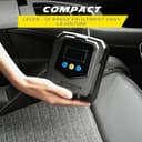 MICHELIN 009541 Mini Compressore d’Aria 12V – Portata 20L al Minuto – Gonfiatore per Pneumatici Auto – Pressione Programmabile 8 Bar 138W – Attacco a Connessione Rapida – 3 Adattatori - 6