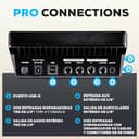 Alesis Nitro Pro XL - Set de Batería Electrónica de 10 Piezas con Parches de Malla Doble Zona, 500+ Sonidos BFD, Bluetooth, Drumeo, MIDI USB - 7