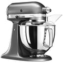 Kitchenaid Planetaria - Artisan - Robot da Cucina con testa inclinabile e 7 accessori - 4.8 L - Impastatrice - Color Argento placcato - 4