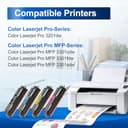 InkNI 218A Toner Cartridges 4 Pack (No Chip) Replacement for HP 218A W2180A for HP 218X for HP Color Laserjet Pro MFP 3301FDW 3201DW 3301SDW 3301CDW Printer Ink W2180X High Yield (4 Pack, B/C/Y/M) - 2