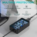 Cargador 65W 15V 4A Adaptador de Corriente para Microsoft Surface Pro 11/10/9/8/Pro 7/7+/6/5/ 4/3/X, Go 4/3/2/1, Surface Laptop 7/6/5/4/3/2, Book 3/2/1, con Puerto USB - 4