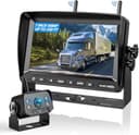 VASTEND Telecamera Posteriore Senza Fili per Auto, 7 Pollici Monitor con 1080P Impermeabile IP69, Segnali Digitali Stabili, Grandangolare 170°, per Camper, Camion, Roulotte - 1