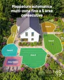 MAMMOTION YUKA mini 2 500 Robot Tagliaerba Senza Filo Perimetrale, fino a 500 ㎡, Visione AI Tri-Cam, Mappatura Automatica Multi-zona, DropMow, Modifica Manuale della Mappa, Pendenze fino al 45% - 4