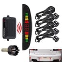 MASO Radar di retromarcia wireless per auto con kit 4 sensori, Radar di retromarcia wireless per auto DC 12V 0,3-2,0 m/11,81-78,74 pollici - 2