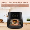 YQL Airfryer zubehör für Philips XL/Russell Hobbs Heißluftfritteuse XXL 8L, 304 Edelstahl Airfryer Grillrost mit 5 Spieße, Heißluftfritteuse Zubehör für Ninja/COSORI Turbo Tower Pro Smart 10,8L - 4