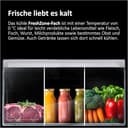 Haier Kühl-Gefrierkombination 2D 60 SERIES 3 HDPR3620ANPD I 2,05 m, No Frost I Energieeffizienzklasse A I Kühlschrank mit Gefrierfach freistehend, Fassungsvermögen 409L I Fresh 0°-Fach - 5