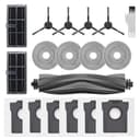 Accesorios de Repuesto para Dreame L10s Ultra Gen 2/L40 Ultra AE/L10s Pro Ultra Heat/Mova E30 Ultra Robot Aspirador, 1 Cepillo Central, 4 Cepillos Giratorio, 2 Filtros, 4 Paños de Fregado, 6 Bolsas - 1