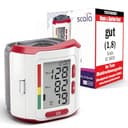 scala SC 6400 rot Handgelenk Blutdruckmessgerät – Präziser Blutdruckmesser mit WHO-Indikator & 85 Speicherplätzen – Fuzzy Logic Technologie – Inkl. Box & Batterien – Manschette 13,5-19,5 cm - 1