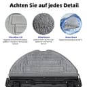 Pack of 17 Accessories for Roborock S8 Pro Ultra Robot Vacuum Cleaner with 2 Main Brushes, 4 Wipes, 4 Filters, 6 Side Brushes, 1 Cleaning Brush - 4