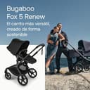 Bugaboo Fox 5 Renew Carrito Todoterreno, Cochecito de Bebé 2 en 1, Suspensión Total, Fácil Plegado, Capazo Espacioso, Asiento Extensible, Maniobrabilidad, Chasis Negro y Capota Heritage Black - 2