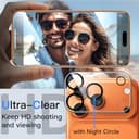 JETech Sichtschutz für iPhone 17 Pro Max 6,9 Zoll mit Kameraschutz, Anti-Spy Gehärtete Glas Schutzfolie, Einfaches Installationswerkzeug, 2 Stück Jeweils - 6