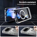 Fitudoos Funda para Google Pixel 10/10 Pro, Compatible con MagSafe, Protección de Grado Militar, Resistente a Golpes, Antiamarilleo y arañazos Funda-Transparente. - 7