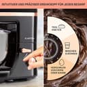 Klarstein Küchenmaschine, Knetmaschine mit 5L Schüssel, 2000W Profi Gerät mit Knethaken und Schneebesen, Universal Küchenmaschine mit 6 Stufen zum Rühren, Kneten und Aufschlagen - 4
