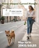 Pecute Correa Perro Extensible 5 Metros, Correa para 5-30 kg, con Cuerda Antimordida de 46cm, Bolsas Higiénicas y Portabolsa| 360° Antienredos| Paseo Perros, Entrenamiento, días de Iluvia, Verde - 6