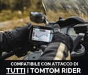 Supporto Sostegno Attacco per TOMTOM RIDER 410/450/550 Staffa manubrio per stazione ricarica compatibile con barre da 22-8mm - 5