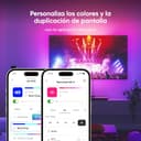Nanoleaf 4D V2 Tira LED Espejo de Pantalla para TV 65", Retroiluminación RGB Inteligente, Zigzag Flexible con Cámara, Música Sync, Wi-Fi/Bluetooth, Control App y Voz (Alexa/Google/Apple) - 7