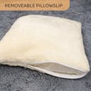 Docatgo Pet Tent Cave Igloo Bed for Cats/Small Dogs - 38x38x40cm 2-In-1 Cat Tent/Cat Bed House with Removable Washable Cushion Pillowslip - Microfiber Indoor Outdoor Pet Beds - 4