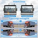 VASTEND Telecamera Posteriore Senza Fili per Auto, 7 Pollici Monitor con 1080P Impermeabile IP69, Segnali Digitali Stabili, Grandangolare 170°, per Camper, Camion, Roulotte - 6