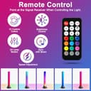 HOTUT Barra de Luz LED RGB, 2PCS 30cm Barras de Luz Sincronización Musical y Control por App y Mando a Distancia, Carga USB Barra de Luz LED RGB TV y Gaming Iluminación y Decoración - 3
