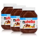 3x Ferrero Nutella Glas Brotaufstrich Schokolade 1000g - 1