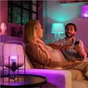 Philips Hue Starterpaket - E14 - mit 2 Kugel LED Lampen - Weißes und Farbiges Licht - inkl. 1 Hue Bridge - Hue White and Color Ambiance - 4