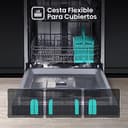 Hisense HS622E10X - Lavavajillas, Capacidad para 13 servicios, 60 cm, Programa ECO, Silencioso, 2, Filtro autolimpiable, Contador digital, Libre instalación, Inox - 7