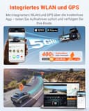 VANTRUE N4 Pro S 4K 3 Kanal Dashcam Auto, 4K+1080P+1440P Vorne Hinten Innen, STARVIS 2 Ultra HD-Nachtsicht, PLATEPIX Kennzeichenerkennung, 5GHz WLAN GPS, DSGVO-konform, G-Sensor, 24H Parküberwachung - 7