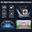 Radio Coche 1 DIN con CarPlay y Android Auto - Pantalla Táctil de 7 Pulgadas, Autoradio con Bluetooth y Soporte Mirror Link para iOS/Android con Cámara de Respaldo - 5