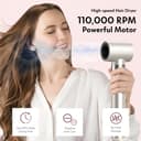 Slopehill Airstyler 5 IN 1, Ionen Föhn 110000 U/Min, Multifunktionaler Hairstyler, Lockenstab Automatisch, Warmluftbürste,Glätteisen, für Styling, Volumisieren, Locken und Glätte（Champagner Gold） - 3