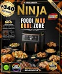 IL GRANDE LIBRO DI NINJA FOODI MAX DUAL ZONE: Oltre 340 ricette semplici e facili | Patatine fritte croccanti, pollo arrosto, deliziosi dessert, ... salutari e pasti completi da preparare a casa - 1