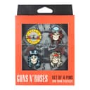 Grupo Erik Spille Smaltate Guns n Roses - Set di 4 Spillette in Scatola Regalo per Personalizzare Vestiti, Giacche, Zaini | Pins Divertenti Musica - 2