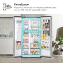 LG GSXE90MBAD - Frigorífico Side by Side, Serie 900, Instaview Door-In-Door, Clasificación D, 628 L, Acero texturizado antihuellas, - 10