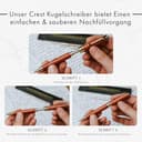 Wordsworth and Black Ballpoint Pen Set - Atemberaubender Luxus-Stift aus Bambus Braunholz, Goldfinish, nachfüllbar, bester Kugelschreiber für Männer & Frauen - 9