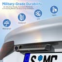 Telecamera di retromarcia senza fili solare 5" Monitor Camera Solare Kit 1080P HD Telecamera di retromarcia IR Visione Notturna IP66 Impermeabile per furgone (5'' con 1 Telecamere) - 3