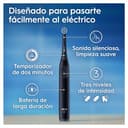 Oral-B iO 2 Cepillo de Dientes Eléctrico Negro Noche, 1 Cabezal, 1 Estuche De Viaje, 1 Soporte de Recambios de Viaje, 3 Modos De Cepillado, Sensor De Presión y Temporizador, Diseñado por Braun - 6