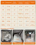 Feandrea Hundebox faltbar, Transportbox Hund, L, Hundetasche, Oxford-Gewebe, Netzstoff, atmungsaktiv tragbar transportabel, Metallrahmen, mit Griffen, Taschen, 70 x 52 x 52 cm, schwarz PDC70H - 6