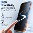 JETech Protector Pantalla de Privacidad para iPhone 17 Pro Max 6,9 Pulgadas, Antiespia Cristal Vidrio Templado con Marco de Instalación Fácil, 2 Unidades - 6