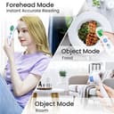 Fieberthermometer für Babys Kinder und Erwachsene, kontaktloses Stirnthermometer Infrarot Digital Thermometer mit sofortiger genauer Ablesung, Fieberalarm, weiß - 5