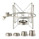 Kompatibel mit Neumann U87 Mikrofon-Stoßdämpferhalterung, verstellbare Metallständerhalterung for Kondensatormikrofon-Aufnahmestudio-Podcast - 1