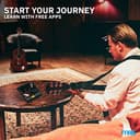 MAX SoloJam Westerngitarre, Akustik Gitarre Set, Acoustic Guitar, Akustikgitarre 4/4 mit Tasche, Plektrum, Stimmgerät, Schultergurt und Stahlsaiten, Anfängergitarre in Braun - 7