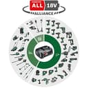 Bosch 06008A0501 ALB 18 LI Soplador a batería 2,5 Ah, 18 V, Negro/Verde - 2