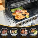 Cast Iron Grill Plate for Rösle Videro G4-S, Rösle Allflame Prime 4, Grill Pan Replacement Part for Enders Kansas Pro 4, Uniq 4 IK Cruster, Reversible Plate for Napoleon Rogue 525, Prestige 500, 45 x - 6