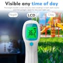 Termometro Frontale Infrarossi Senza Contatto – Lettura Istantanea 1 s | Boston Tech | Display 3 Colori con Allarme Febbre | Memoria 20 Letture | Conversione °C/°F | Neonati Bambini Adulti - 8