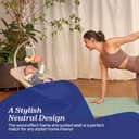 Chicco Zen Wave Rocker con movimento a dondolo naturale, adatto dalla nascita fino a 9 kg, barra giocattolo staccabile con 3 giocattoli, pieghevole compatta e sottile, in legno, grigio - 4