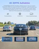 VIOFO A119M Pro 4K HDR Mini Dashcam Auto mit CPL, Wi-Fi 6 & GPS Autokamera Vorne mit STARVIS 2, Sprachsteuerung & Sprachausgabe, Nachtsicht 2.0, Gepuffertes Parkmodus, 1,5" LCD Versteckte Dash Cam - 3