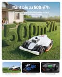 MAMMOTION LUBA 3 AWD 3000 Mähroboter + Garage, 360° LiDAR+NetRTK+KI Vision Tri-Fusion-Positionierung, AWD für 80% Steigungen, Auto-Kartierung, bis zu 30 Zonen, 12Ah-AKKU - 6