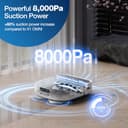ECOVACS DEEBOT X2 OMNI Robot Vacuum Cleaner with Mop, 8000Pa, AI-Powered Navigation, Slim & Square Design - 4