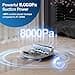 ECOVACS DEEBOT X2 Omni Robot Vacuum Cleaner with Mop 8000Pa, 15mm Mop Lifting, Hot Water Mop Washing, AI Powered Navigation, Slim and Square Design - 4